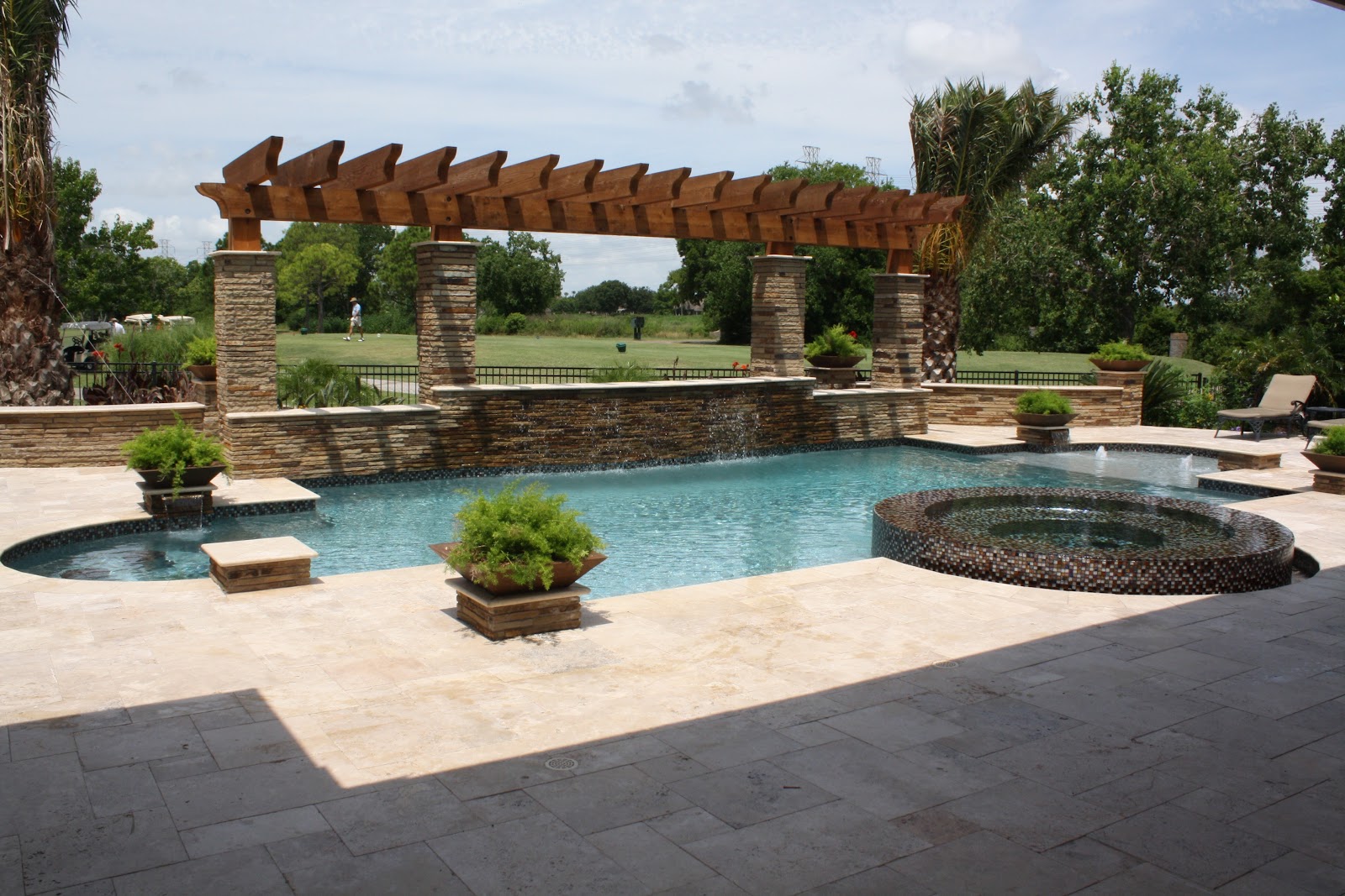 Andrews Family In-Ground Pool and Spa